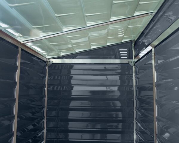 7290108132717-1 Canopia Gerätehaus 1.2 x 1.8 Anlehngerätehaus grau