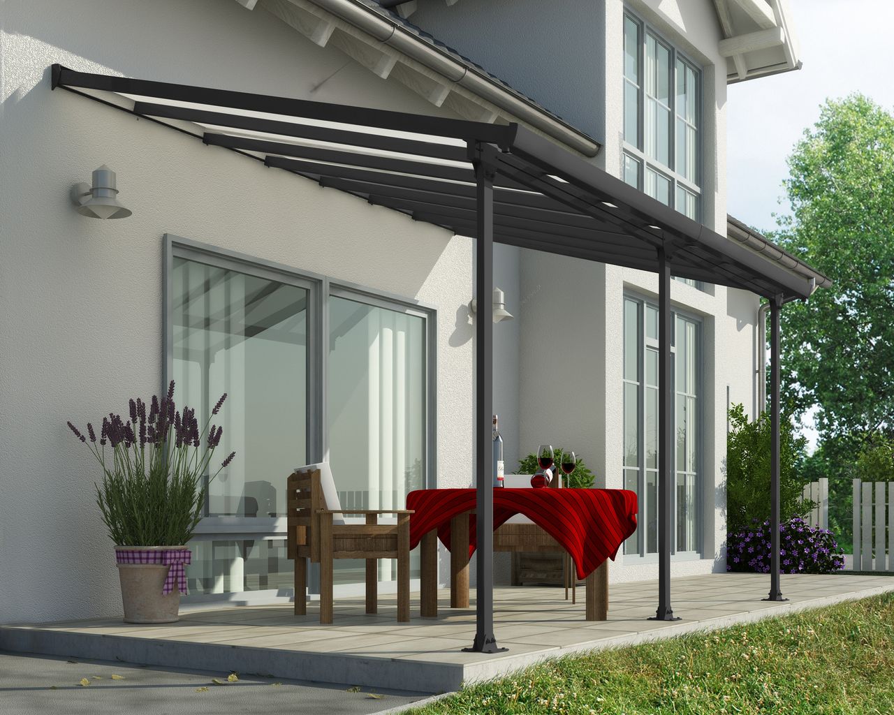 Canopia Terrassenüberdachung Feria 606x380cm Gr.