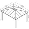 Canopia by Palram Palram Aluminium Pavillon Dallas 4300