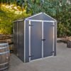 Canopia Gerätehaus Rubicon 6x5 Alu Grau 185x154cm