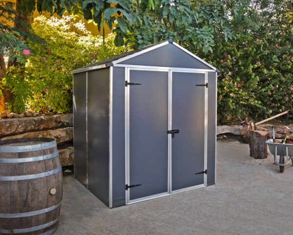 Canopia Gerätehaus Rubicon 6x5 Alu Grau 185x154cm