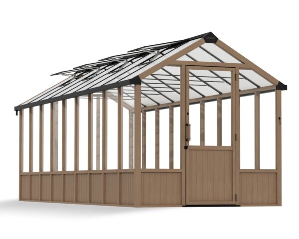 Canopia Gewächshaus Natura 8x22 Cedar Braun 237x641cm