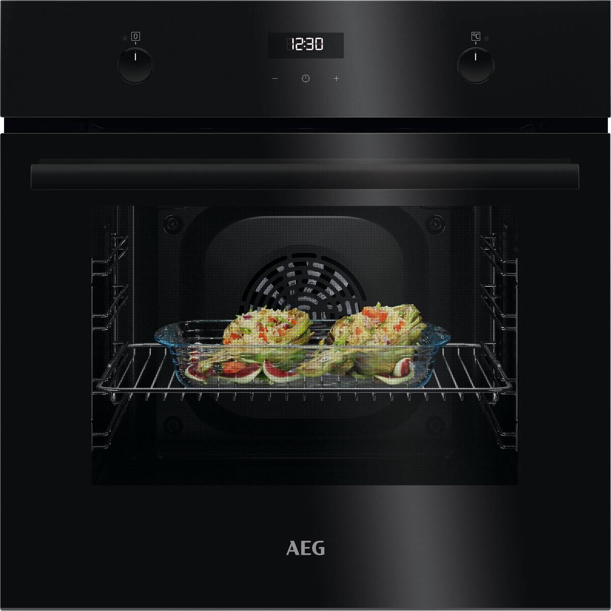 AEG Backofen-Set XXXL60 schwarz B/H/T: ca. 59,4x59,4x56 cm