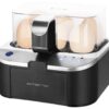 Emerio Eierkocher EB-123177.1 schwarz transparent silber Kunststoff B/H/T: ca. 17,5x15x19 cm