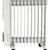 Ölradiator weiß Kunststoff Metall B/H/L: ca. 24x54,5x45 cm ca. 2000 W Ölradiator weiß Kunststoff Metall B/H/L: ca. 24x54,5x45 cm ca. 2000 W
