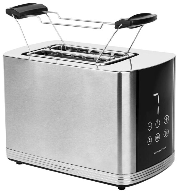Emerio Toaster TO-128308 silber B/H/L: ca. 16,4x18,9x26,8 cm