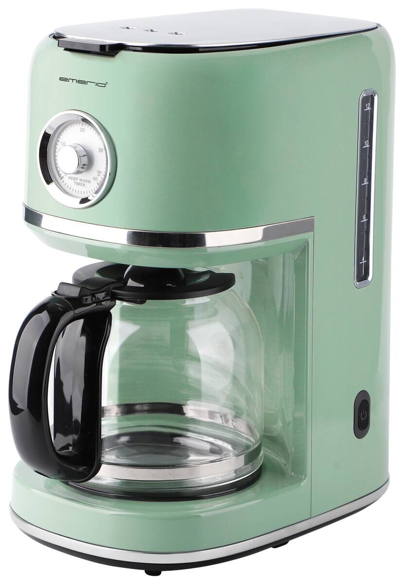 Emerio Kaffeeautomat CME-133280.3 mint Glas Edelstahl B/H/L: ca. 18,9x32,1x29,6 cm
