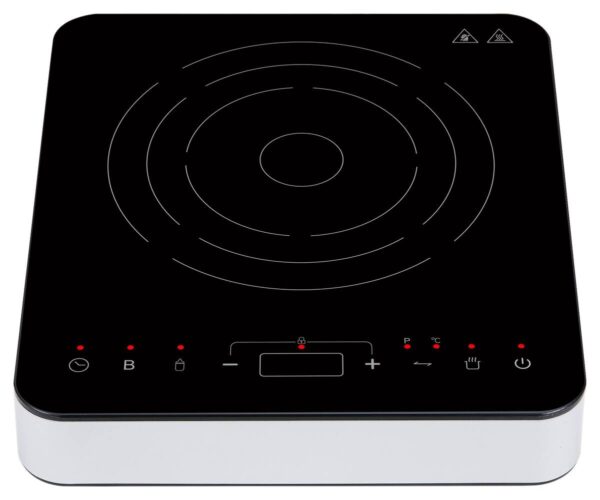 Emerio Induktions-Kochplatte silber Kunststoff B/H/L: ca. 27x6,5x31 cm Emerio Induktions-Kochplatte silber Kunststoff B/H/L: ca. 27x6,5x31 cm