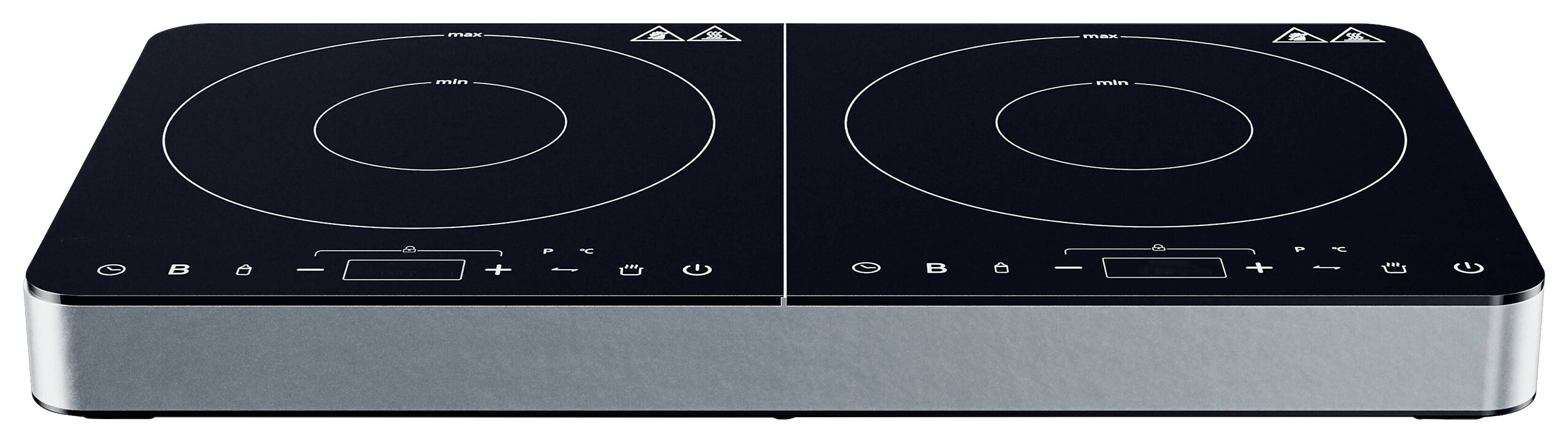 Emerio Induktions-Kochplatte IP-133785.1 silber Kunststoff B/H/L: ca. 31x6,5x56 cm
