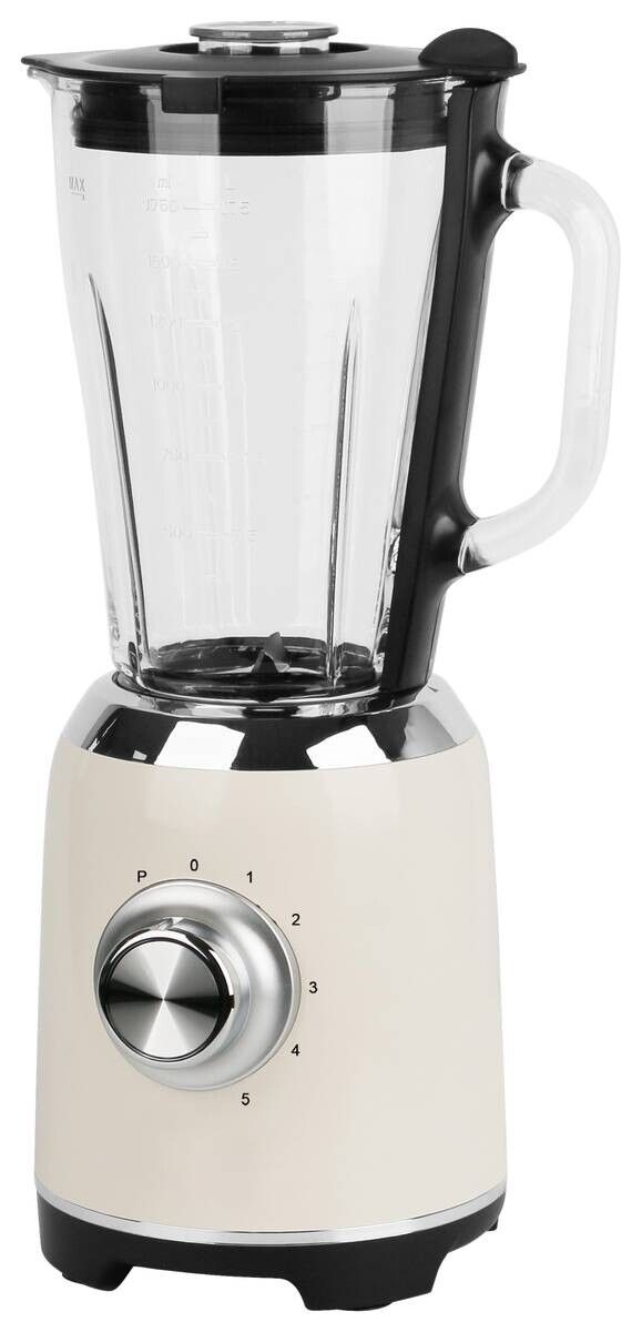 Standmixer creme Kunststoff Glas B/H/L: ca. 17,5x25x30,5 cm