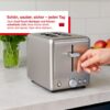 Solis Steel Toaster (Typ 8002) Edelstahl Toaster mit 2 Schlitzen