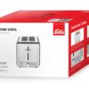 Solis Steel Toaster (Typ 8002) Edelstahl Toaster mit 2 Schlitzen