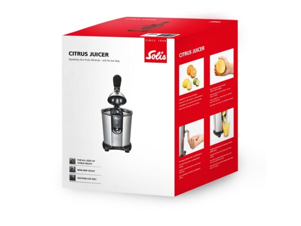 7611210921745-10 Solis Citrus Juicer (Typ 8453) Zitronenpresse für alle Zitrusfrüchte