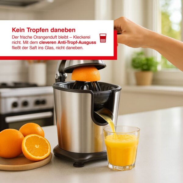 7611210921745-4 Solis Citrus Juicer (Typ 8453) Zitronenpresse für alle Zitrusfrüchte