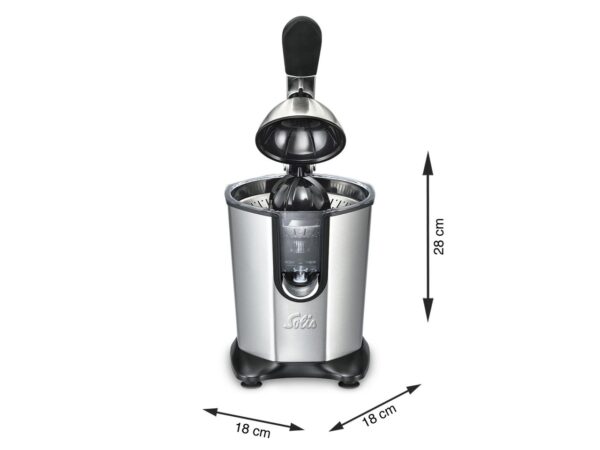7611210921745-8 Solis Citrus Juicer (Typ 8453) Zitronenpresse für alle Zitrusfrüchte
