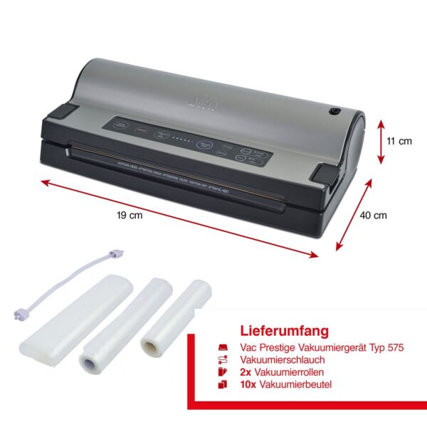 Solis Vac Prestige (Typ 575) Automatisches Vakuumversiegelungssystem Premium