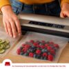 7611210922537-6 Solis Vakuumierfolien 2 Rollen 40x600 cm transparent, passend für Prestige Maxi