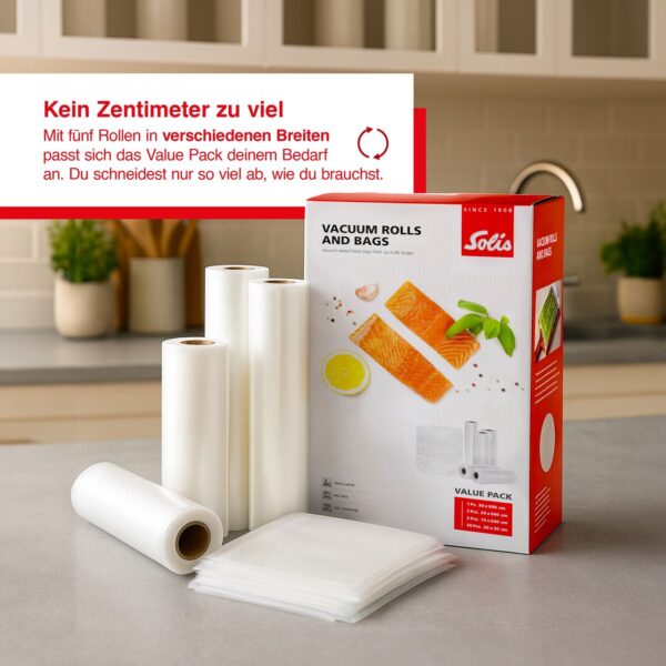 7611210922650-3 Solis Value Pack Vac Folien & Beutel transparent
