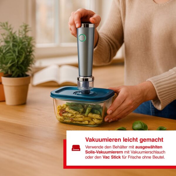 Solis Vakuum Behälter Glas 700ml Vakuumbehälter