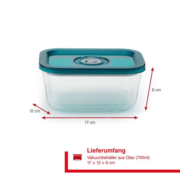 Solis Vakuum Behälter Glas 700ml Vakuumbehälter