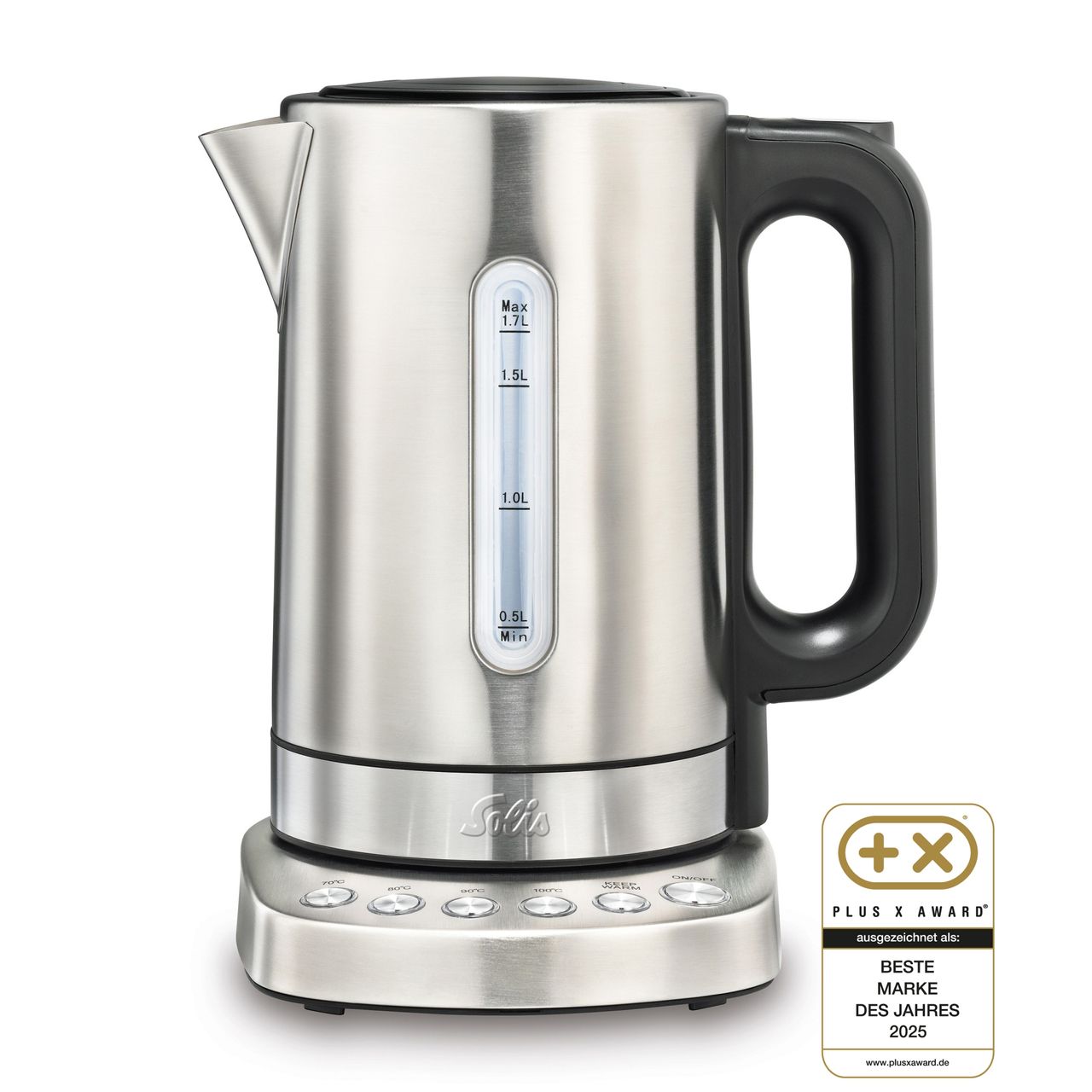 Solis Vario Temp Kettle (Type 5516) Wasserkocher mit Temperaturwahl