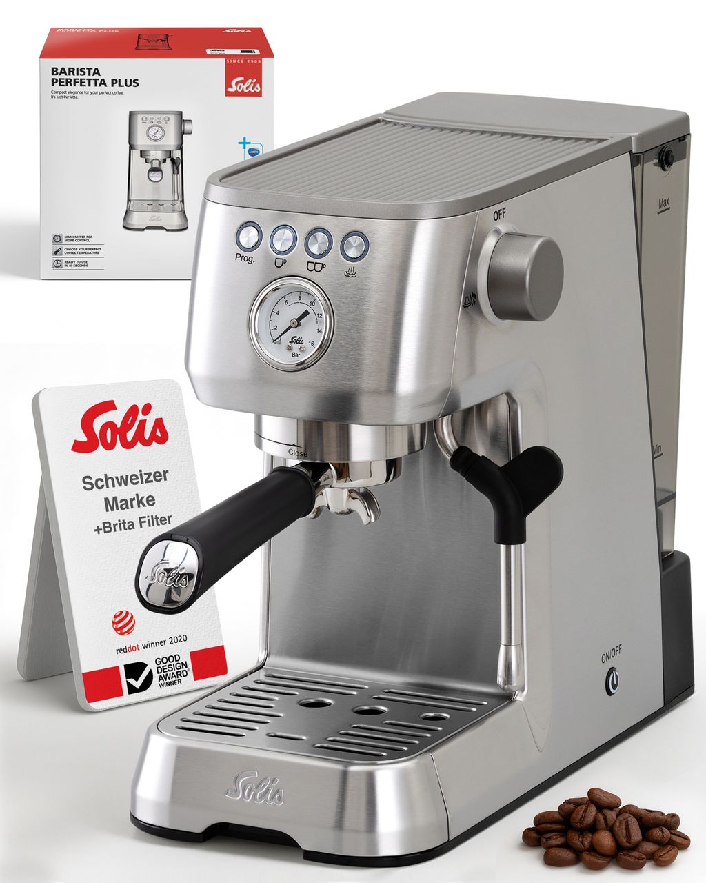 Solis Barista Perfetta Plus (Typ 1170) v2 – si halbautomatische Espressomaschine