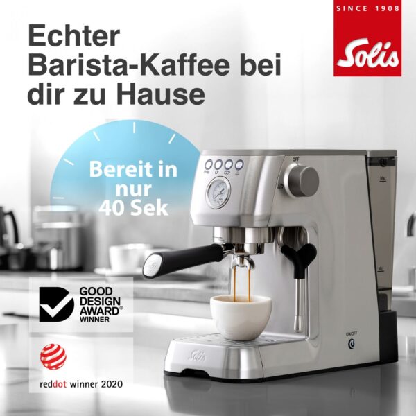 7611210981251-2 Solis Barista Perfetta Plus (Typ 1170) v2 – si halbautomatische Espressomaschine