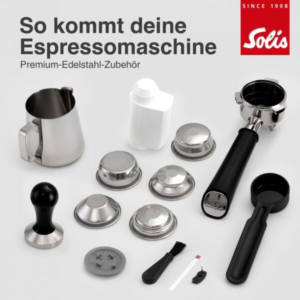 7611210981251-7 Solis Barista Perfetta Plus (Typ 1170) v2 – si halbautomatische Espressomaschine