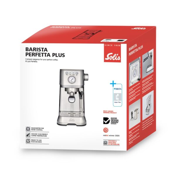 7611210981251-8 Solis Barista Perfetta Plus (Typ 1170) v2 – si halbautomatische Espressomaschine
