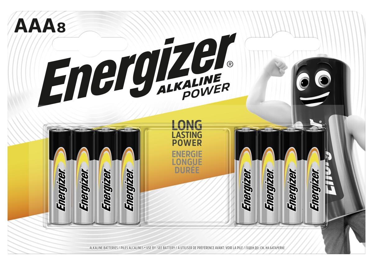 Energizer Batterie Power AAA/Micro (LR03) 8er Pack