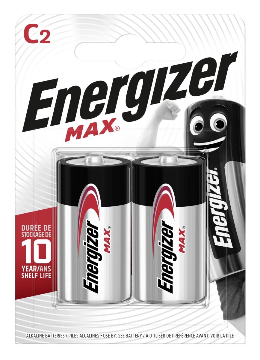 Energizer Batterie Max C/Baby (LR14) 2er Pack
