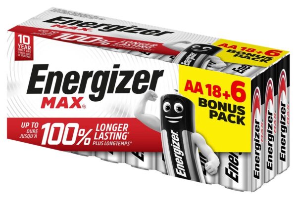 Energizer Batterie Max AA/Mignon (LR6) 24er Pack