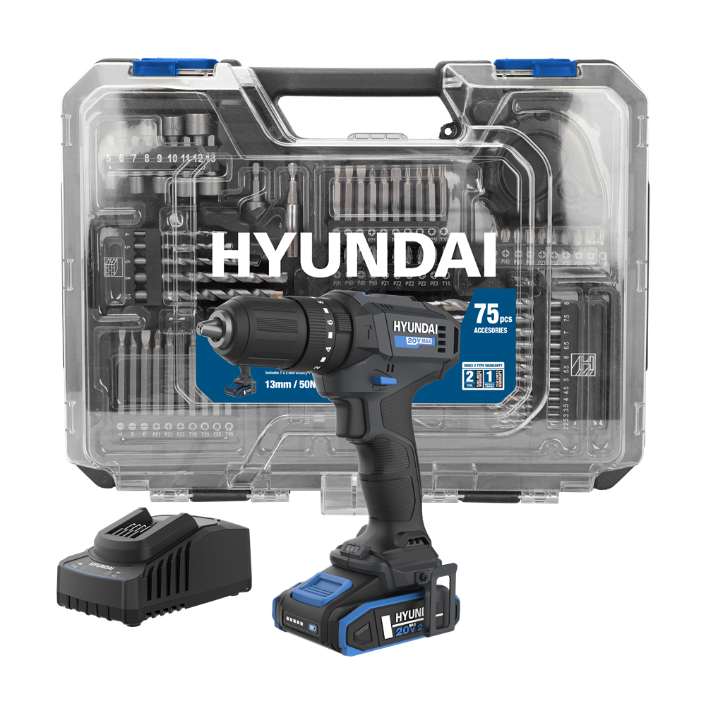 Hyundai Akku – Schlagbohrschrauber HD20S – 50 – 2A1
