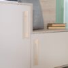 Phoenix Kompaktgarderobe "Entry" mit Stauraum und Kleiderhaken, cashmere Weiß und Kastanien Dekor