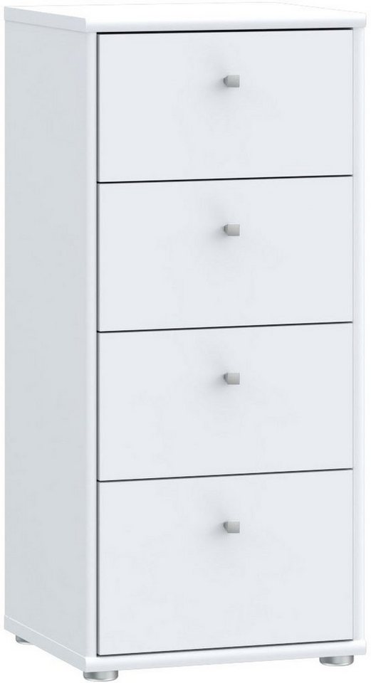 FORTE Kommode Tempra, Kommode, 4 Schubkästen, Höhe 85,5 cm, Breite 38,6 cm