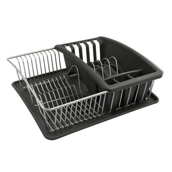 Metaltex Spülkorb grau Metall B/H/L: ca. 36x12x32 cm