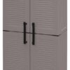 ArtPlast Kunststoffschrank Easy grau B/H/T: ca. 68x163x37 cm