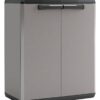 Keter Recyclingschrank Split Basic grau Kunststoff B/H/T: ca. 68x85x39 cm Keter Recyclingschrank Split Basic grau Kunststoff B/H/T: ca. 68x85x39 cm