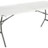 Lifetime Falt-Tisch weiß Kunststoff B/H/L: ca. 76x74x182 cm