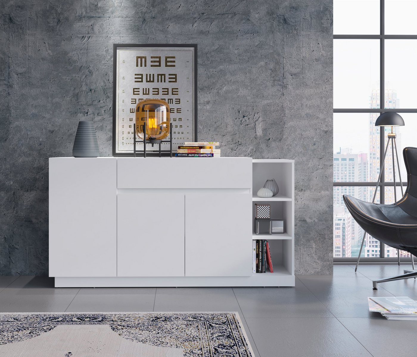 OTTO home Kommode Bristol, Breite ca. 163 cm