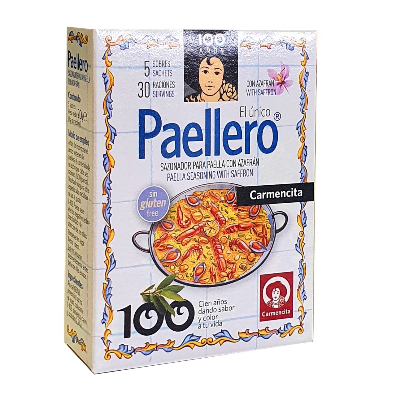 PaellaWorld International Paella World 5 Portionen fertige Paella – Gewürzmischungen – typisch spanischer Geschmack!
