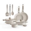 Monix Kochgeschirrset Denmark beige Aluminium 10 tlg.