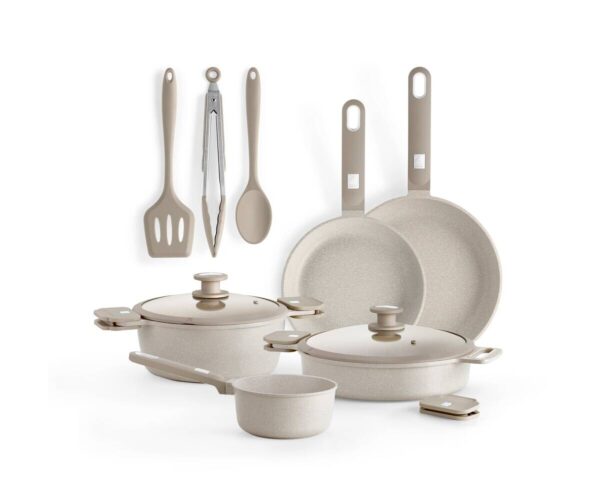 Monix Kochgeschirrset Denmark beige Aluminium 10 tlg.