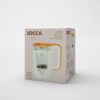 Jocca Elektrischer Wasserkocher weiss, 1, 8L, Borosilikatglas, 360° Basis, Schnellkoch