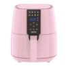Jocca Heißluftfritteuse 3, 8L in ROSA mit 1450W Airfryer LED Touch 8 Programme