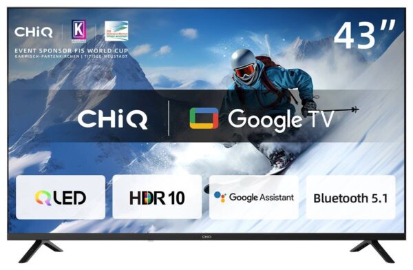 CHiQ QLED-Fernseher L43QM10V B/H: ca. 96x60 cm CHiQ QLED-Fernseher L43QM10V B/H: ca. 96x60 cm