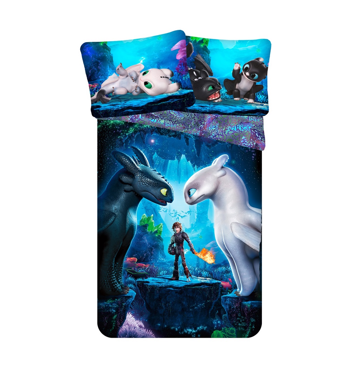 COFI 1453 Dragon Baumwoll – Bettwäsche Set – 140×200 & 70×90 cm