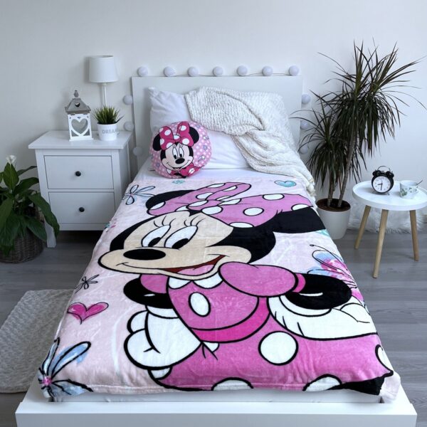 Disney Minnie Mouse Mikroflanelldecke – 100x150 cm, weich & warm