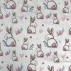 COFI 1453 Kinderbettwäsche aus Baumwolle mit Kaninchen 100x135 + 40x60 cm