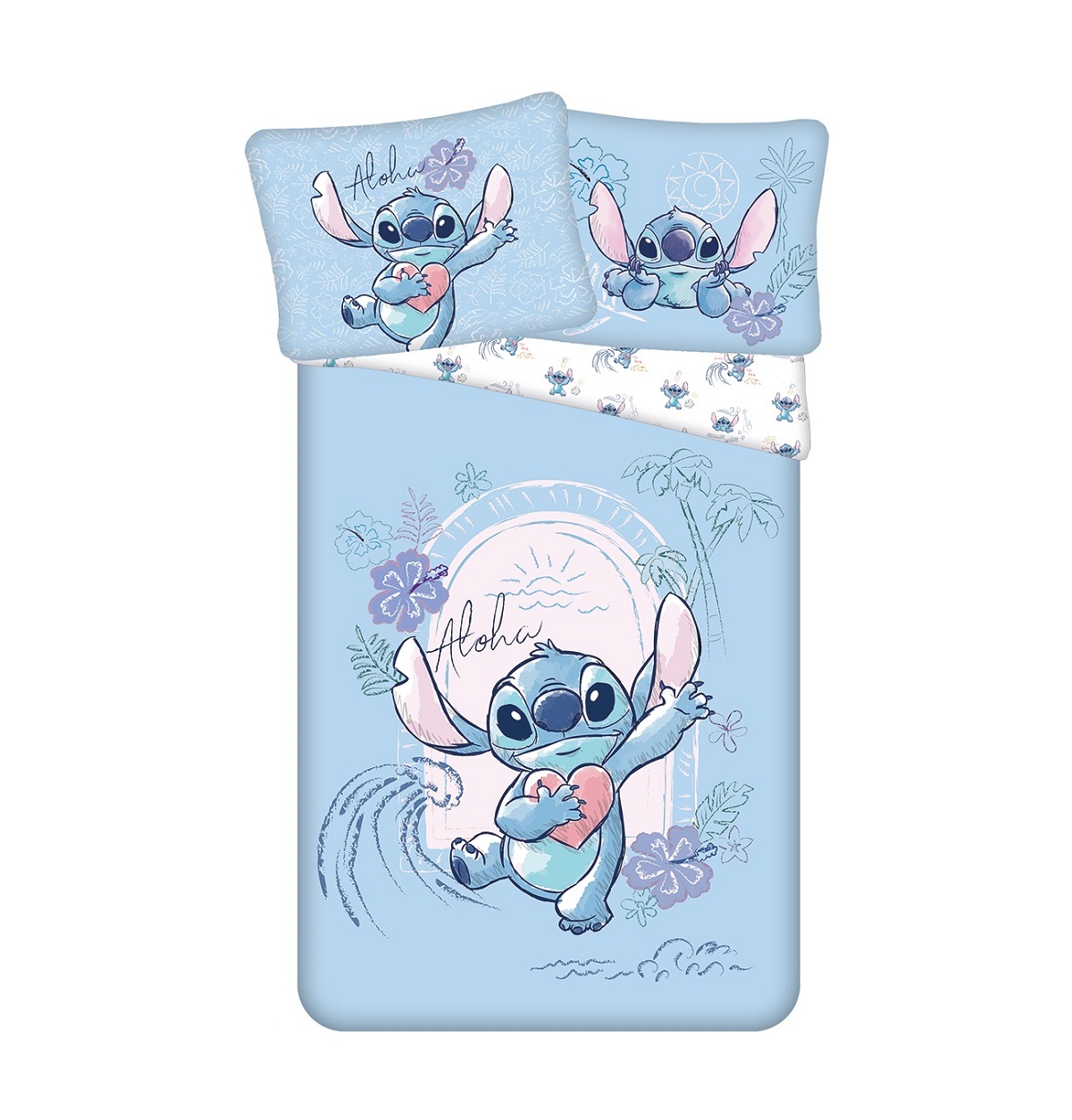 Disney Lilo & Stitch Bettwäsche – Baumwolle 140×200 & 70×90 cm